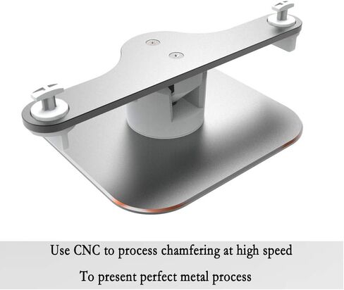 حامل دوار لـ Echo Show الثاني قابل للتعديل من الألومنيوم من أجل Amazon Echo Show كاميرا تغيير زاوية دوران أفقي 360 درجة طول (تناسب فقط عرض Echo Show 2nd ) باللون الأبيض ES207-02 in Kuwait