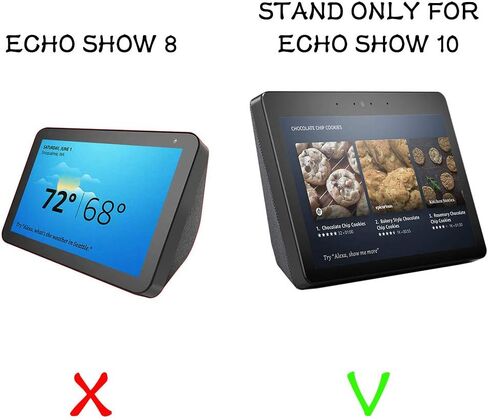 حامل دوار لـ Echo Show الثاني قابل للتعديل من الألومنيوم من أجل Amazon Echo Show كاميرا تغيير زاوية دوران أفقي 360 درجة طول (تناسب فقط عرض Echo Show 2nd ) باللون الأبيض ES207-02 in Kuwait