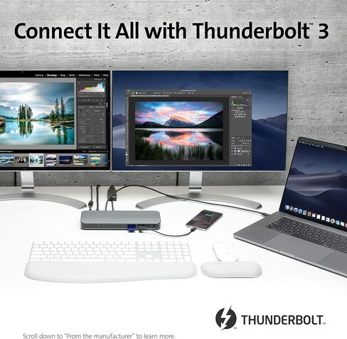 كينسينغتون SD5350T ثندربولت 3 قاعدة شحن مع قارئ بطاقة اس دي (K38626NA) in Kuwait