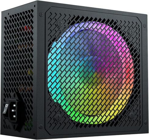 80+ Gold Power Supply 750w، ATX PSU 750W إدارة الكابلات المعيارية بالكامل مع 25 وضعًا ARGB Silent Fan - ضمان 5 سنوات in Kuwait