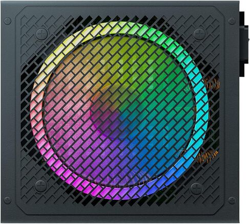 80+ Gold Power Supply 750w، ATX PSU 750W إدارة الكابلات المعيارية بالكامل مع 25 وضعًا ARGB Silent Fan - ضمان 5 سنوات in Kuwait