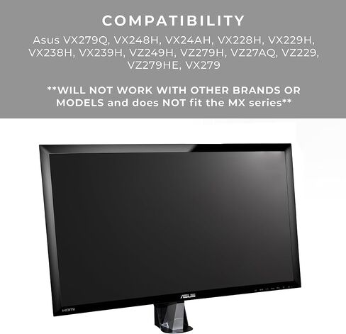 محول تركيب HumanCentric VESA متوافق مع شاشات Asus VX-Series يناسب VX279Q، VX279H، VX248H، VX24AH، VX228H، VX229H، VX239H، VX238H، VZ249H، VZ279H، VZ27AQ، VZ229، VZ279HE، VX279 [براءة اختراع] in Kuwait