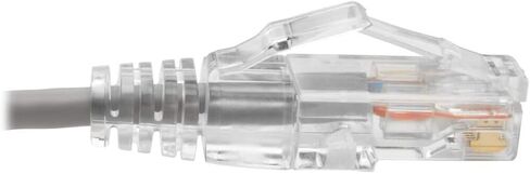 Tripp Lite Cat6 Gigabit Patch Cable Snagless RJ45 Molded Slim Gray 6in(N201-S6N-GY) in Saudi Arabia