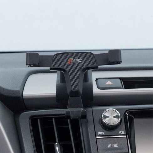 حامل هاتف السيارة العالمي من BeHave Autos مناسب لسيارة Toyota RAV4 2013 2014 2015 2016 2017 2018 حامل هاتف بفتحة تهوية قابلة للتعديل، حامل هاتف السيارة مناسب لهاتف iPhone Samsung 4-7 بوصة الذكي in Kuwait