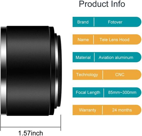 49 مم تيل ميتال غطاء عدسة شمسية مع غطاء عدسة مركزي لنيكون سوني بنتاكس أولمبس فوجي سورمانج لايكا عدسات خيط قياسية + قطعة قماش للتنظيف in Kuwait