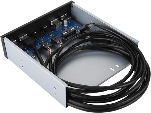 موزع لوحة امامية USB، 2 منفذ USB3.0 + USB2.0 19 دبوس اتش دي اوديو، 6 منافذ تدعم USB3.0، USB 2.0، ميكروفون، سماعة راس، للكمبيوتر in Kuwait