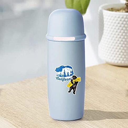 ملصقات سفر هوليوود من كاليفورنيا، 100 قطعة من ملصقات الفينيل المقاومة للماء بوتر لتزيين اللاب توب، يمكنك صنعها بنفسك لألواح التزلج، ملصقات كاواي لطيفة متعددة الالوان للسفر in Kuwait