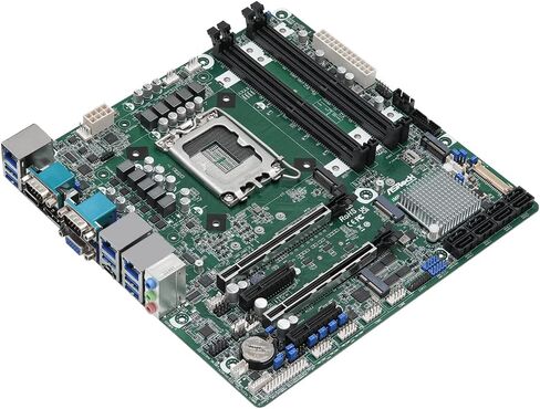 Asrock Industrial IMB-X1313 Micro ATX اللوحة الأم Intel W480E LAG1200 ثنائي القناة DDR4 2933/2666 / 2400 ميجاهرتز in Kuwait