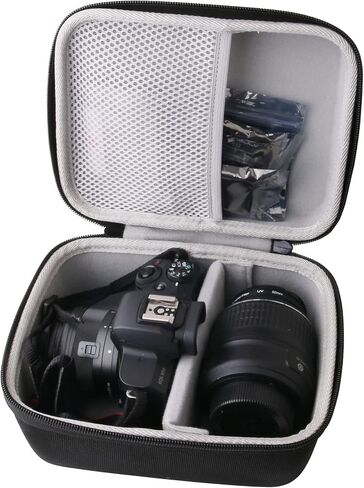 JINMEI Hard EVA Carrying Case Compatible with for Canon EOS Rebel T8i EF-S/Rebel T7 DSLR Camera/EOS M50 Mark II 18-55mm is STM Lens Kit Camera case in Saudi Arabia