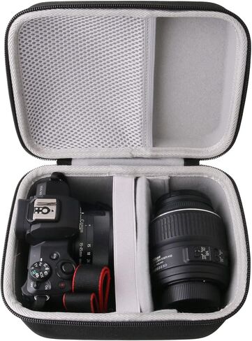 JINMEI Hard EVA Carrying Case Compatible with for Canon EOS Rebel T8i EF-S/Rebel T7 DSLR Camera/EOS M50 Mark II 18-55mm is STM Lens Kit Camera case in Saudi Arabia