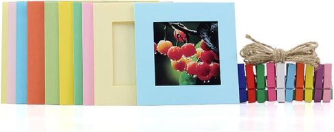 Ngaantyun مجموعة ملحقات 8 في 1 لكاميرا Fujifilm Instax Square SQ6/SQ10 Camera Share SP-3 Printer Films- حزمة من ملصق Boarder، حقائب من الدانتيل، إطار للتعليق على الحائط، مشابك خشبية in Kuwait