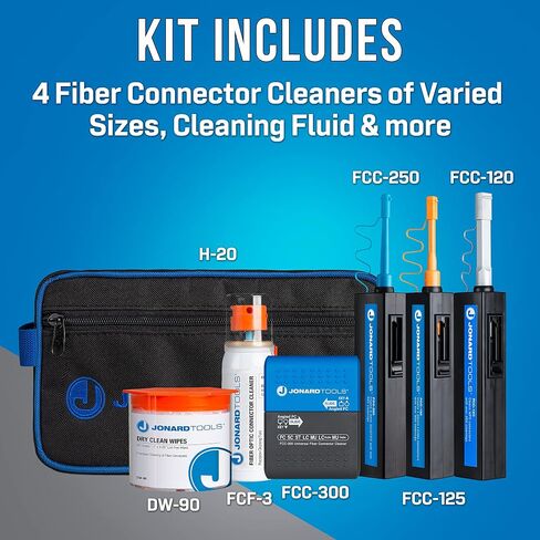 Jonard Tools TK-182 Fiber Optic Connector Cleaning Kit in Saudi Arabia