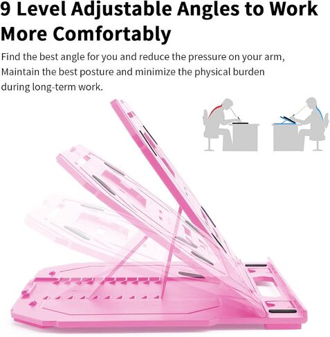Drawing Tablet Stand for 12-17 inch Drawing Display with 9 Angles in Kuwait