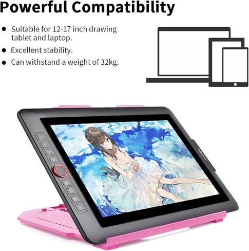 Drawing Tablet Stand for 12-17 inch Drawing Display with 9 Angles in Kuwait