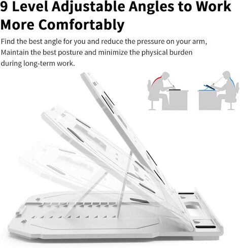 Drawing Tablet Stand for 12-17 inch Drawing Display with 9 Angles in Saudi Arabia