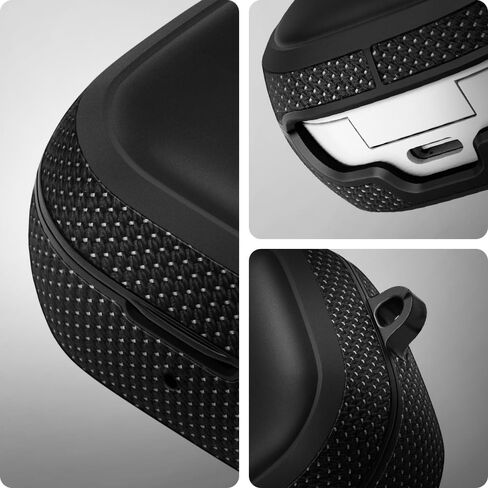 Spigen Classic Fit مصمم لسماعات Galaxy Buds FE (2023) / Buds2 Pro (2022) / Buds 2 (2021) / Buds Pro (2021) / Buds Live (2020) غطاء حماية مقاوم للصدمات - أسود in Kuwait