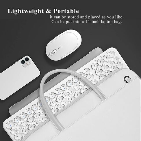Wireless Keyboard and Mouse Combo,JieruiDeng 2.4Ghz USB Cordless Slim Silent Keyboard and Mouse Kit Home Office Game Use for Computer,Laptop,PC Desktops,Mac (Green) in Kuwait