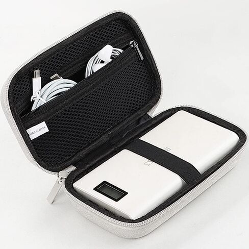 حقيبة الملحقات الإلكترونية، منظم حامل سلك الكابل / حافظة إلكترونية، حقيبة منظم الكابلات المحمولة المقاومة للماء، حقيبة محركات أقراص فلاش USB، حقيبة حافظة الكابل، منظم علبة USB، حقيبة شاحن USB (أسود) in Kuwait