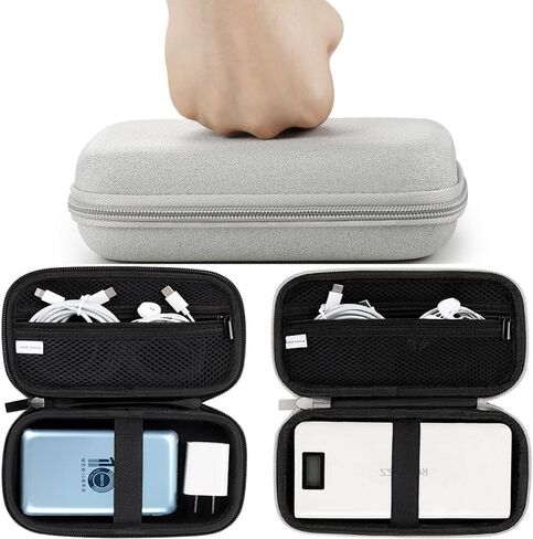 حقيبة الملحقات الإلكترونية، منظم حامل سلك الكابل / حافظة إلكترونية، حقيبة منظم الكابلات المحمولة المقاومة للماء، حقيبة محركات أقراص فلاش USB، حقيبة حافظة الكابل، منظم علبة USB، حقيبة شاحن USB (أسود) in Kuwait