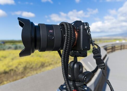 Maven Paracord Camera Strap (Wide, Black) in Kuwait