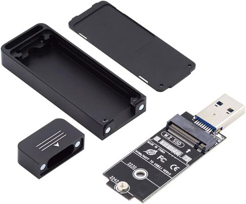 Cablecc Type-C USB 3.0 USB-C to M.2 NVME NGFF M-Key SATA SSD External PCBA Case Enclosure RTL9210B Chipset in Saudi Arabia
