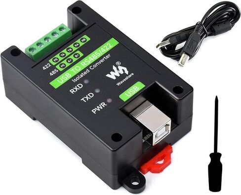 محول USB صناعي معزول إلى RS485/422، رقاقة FT232RL وشريحة SP485EEN الأصلية، مسافة نقل تصل إلى 1.2 كم، يدعم Linux، Android، Wince، Win11/10/8.1/8/7/XP، إلخ. in Saudi Arabia