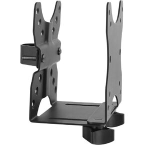 CondoMounts MPB8070B Console Wall Mount | Hide Behind TV/Under Desk | Thin Client-CPU | Cable Box | Streaming Device | Router | Holds 11lbs | Adjustable 0.7-in. to 2.80-in. | 30-in. Strap | All Black in Kuwait