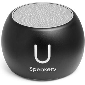 Fashionit U Boost Speaker | Stylish Portable Wireless Bluetooth 5.0 with Built-in Subwoofer and Mic | Perfect Mini Speaker for Home, Parties, Activities! Small Device, Rich Sound | Mirror Rose Gold