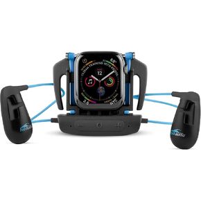 H2O Audio Interval Swim Headphones for Apple Watch – Waterproof IPX8 Swimming Earbuds with Bluetooth, 6-Hour Battery Life, Open-Ear Bone Conduction, and Goggle Loops – Blue in Kuwait