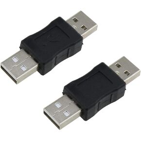 ZZHXSM 2PCS محول USB USB ذكر إلى USB ذكر مبدل الجنس محول مقرنة محول in Saudi Arabia