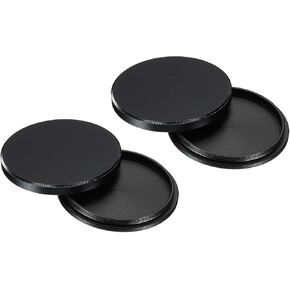 PATIKIL 46mm Lens Cap, 2 Pack Camera Lens Cap Cover Universal Front Metal Lens Filter Stacks Cap Protective Case for 46mm Camera Circular Polarizing Fader ND Filter, Black in Kuwait