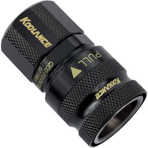 QD3-FS10X13-BK QD3 Female Quick Disconnect No-Spill Coupling, Compression for 10mm x 13mm (3/8in x 1/2in) *Black* in Saudi Arabia
