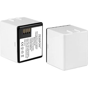 بطارية بديلة JESSPOW لـ Arlo Pro، Arlo Pro 2 (VMA4400)، عبوتان من بطاريات ليثيوم أيون قابلة لإعادة الشحن بقدرة 2580 مللي أمبير في الساعة لـ Arlo Pro/Pro 2 [فقط لكاميرا Arlo Pro/Pro 2، غير متوافقة مع Ultra/Pro 3] in Kuwait