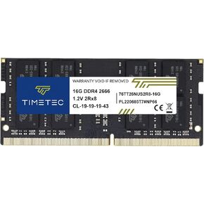 Timetec Hynix IC 16GB DDR4 SODIMM لـ Intel NUC KIT/Mini PC/HTPC/NUC Board 2666MHz PC4-21300 غير ECC غير مخزنة 1.2V CL19 ترقية ذاكرة مزدوجة الرتبة 260 دبوس (16 جيجابايت) in Kuwait