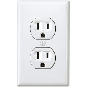 كاميرات تجسس داخلية AES - مقبس طاقة واي فاي يعمل بالبطارية لمدة 60 يومًا، كاميرا تجسس مخفية (أبيض)، 720 بكسل in Kuwait