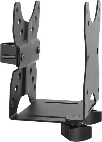 CondoMounts MPB8070B Console Wall Mount | Hide Behind TV/Under Desk | Thin Client-CPU | Cable Box | Streaming Device | Router | Holds 11lbs | Adjustable 0.7-in. to 2.80-in. | 30-in. Strap | All Black in Kuwait