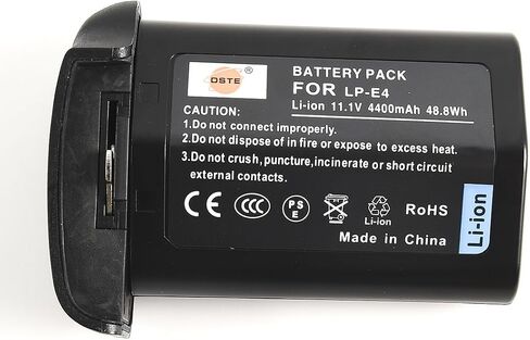 دي اس تي اي بطارية ليثيوم ايون LP-E4 LPE4 لكاميرا كانون EOS-1D Mark III 1Ds Mark III 1D mark4 in Saudi Arabia
