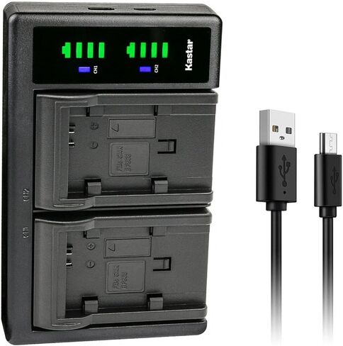 Kastar 2-Pack BP-828 BP828 بطارية وشاحن USB LTD2 بديل لكاميرا Canon XF400 XF405 XA10 XA11 XA15 XA20 XA25 XA30 XA35 XA40 XA45 XA50 XA55 VIXIA HFG21 HFG30 HFG40 HFG50 HFG60 GX10 in Kuwait