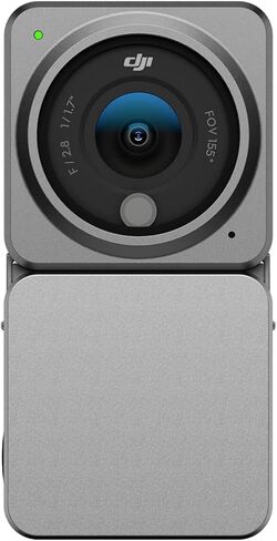 DJI Action 2 Dual-Screen Combo WITHOUT Magnetic Protective Case, 4K Action Camera with Dual OLED Touchscreens, 155° FOV, Magnetic Attachments, Stabilization Technology, Underwater Camera Ideal in Saudi Arabia