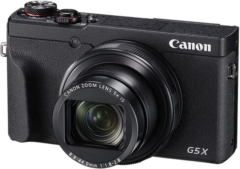 كاميرا Canon PowerShot G5 X Mark II الرقمية (3070C001) + بطاقة ذاكرة سعة 64 جيجابايت + 2 بطارية NB13L + برنامج Corel للصور + شاحن + قارئ بطاقات + ضوء LED + حقيبة ناعمة + المزيد (متجددة) in Kuwait