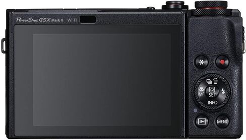 كاميرا Canon PowerShot G5 X Mark II الرقمية (3070C001) + بطاقة ذاكرة سعة 64 جيجابايت + 2 بطارية NB13L + برنامج Corel للصور + شاحن + قارئ بطاقات + ضوء LED + حقيبة ناعمة + المزيد (متجددة) in Kuwait