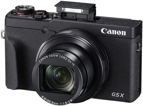 كاميرا Canon PowerShot G5 X Mark II الرقمية (3070C001) + بطاقة ذاكرة سعة 64 جيجابايت + 2 بطارية NB13L + برنامج Corel للصور + شاحن + قارئ بطاقات + ضوء LED + حقيبة ناعمة + المزيد (متجددة) in Kuwait