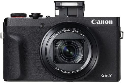 كاميرا Canon PowerShot G5 X Mark II الرقمية (3070C001) + بطاقة ذاكرة سعة 64 جيجابايت + 2 بطارية NB13L + برنامج Corel للصور + شاحن + قارئ بطاقات + ضوء LED + حقيبة ناعمة + المزيد (متجددة) in Kuwait