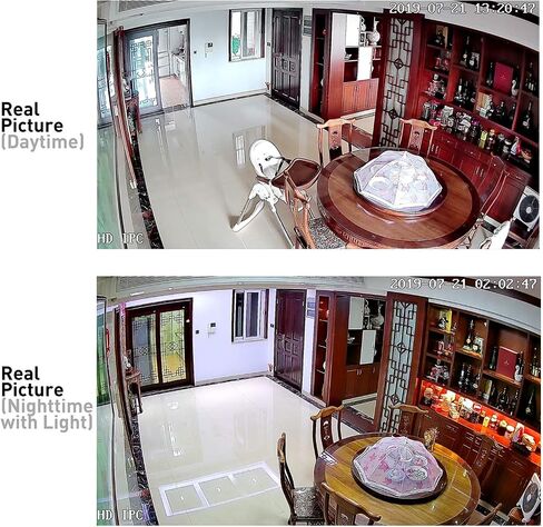 REVOTECH Zoom Mini POE IP Camera, HD 3MP Indoor Security Camera 6-22mm Manual Zoom Lens P2P Remote View CCTV Video Cam H.265/H.264 (I712-2-P Black) in Saudi Arabia