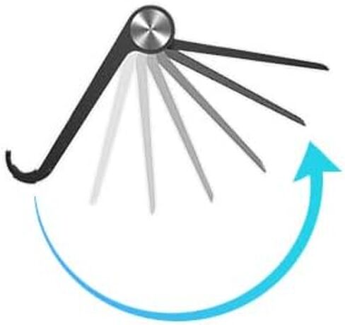 حامل هاتف خلوي قابل للتعديل للمكتب، حامل هاتف محمول متوافق مع معظم هواتف iPhone وSamsung والهواتف الذكية الأخرى - أبيض in Kuwait