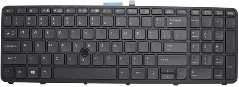 لوحة مفاتيح بديلة جديدة لسلسلة HP ZBook 15 17 سلسلة PK130TK1A00 SK7123BL MP-12P23USJ698W PK130TK2A00 مع مؤشر الإضاءة الخلفية in Saudi Arabia