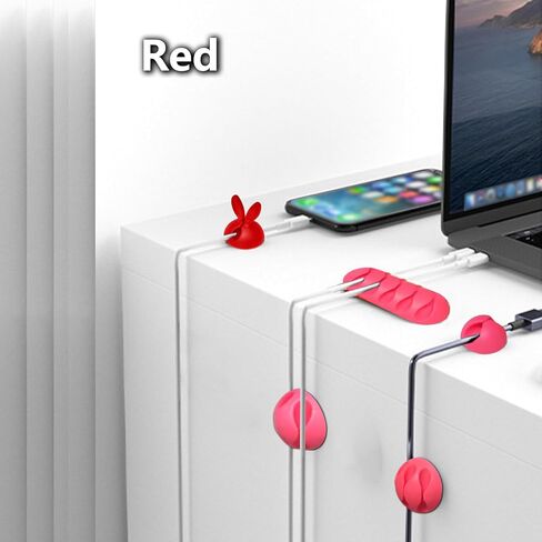 25 قطعة من مشابك الكابلات، حاملات سلك لاصقة، مشابك كابل شحن USB، مشابك مطاطية لكابل التنظيم ذاتية اللصق مناسبة لسطح المكتب، والخشب، والزجاج، والمعادن، والبلاستيك، والبلاط in Kuwait