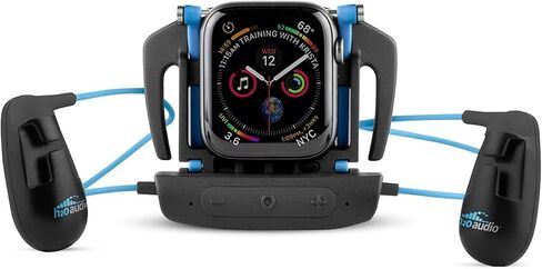 H2O Audio Interval Swim Headphones for Apple Watch – Waterproof IPX8 Swimming Earbuds with Bluetooth, 6-Hour Battery Life, Open-Ear Bone Conduction, and Goggle Loops – Blue in Saudi Arabia