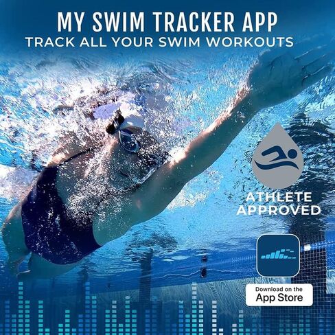 H2O Audio Interval Swim Headphones for Apple Watch – Waterproof IPX8 Swimming Earbuds with Bluetooth, 6-Hour Battery Life, Open-Ear Bone Conduction, and Goggle Loops – Blue in Saudi Arabia