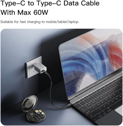 مجموعة محول USB OTG متعددة الوظائف من YESIDO كابل 6 في 1 من النوع C و3 محولات USB، كابل شحن/نقل البيانات مع USB A، Micro USB، محول Lightning، سبيكة متينة وبلاستيك، حجم صغير in Kuwait